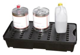 Bac de rétention PE pour bidons