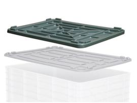 BITO Cuve rectangulaire mobile avec double fond