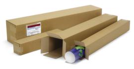 Caisse carton pliante longue avec différents côtés d'ouverture