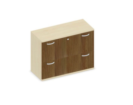 Gera Armoire pour dossiers suspendus ProlxP 1000x430 mm2 rangéesavec 2 ou 3 tiroirs pour dossiers suspendus