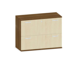 Gera Armoire pour dossiers suspendus ProlxP 1000x430 mm2 rangéesavec 2 ou 3 tiroirs pour dossiers suspendus