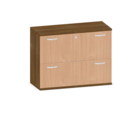 Gera Armoire pour dossiers suspendus ProlxP 1000x430 mm2 rangéesavec 2 ou 3 tiroirs pour dossiers suspendus