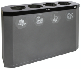 Station de collecte de matières recyclables mobile S