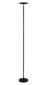MAUL Lampadaire à éclairage indirect à DEL élégant MAULsphere en noir mat
