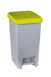 poubelle à pédale Slim en gris