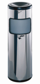 Cendrier poubelle en acier inoxydable MAGNUM avec tête étouffoir