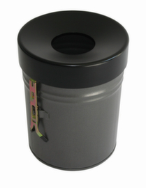 Poubelle antifeu FIRE EX pour fixation murale