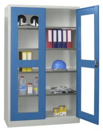 PAVOY Armoire à portes vitrées Basis