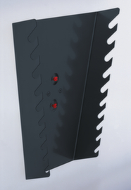 Kappes Porte-clés à anneau RasterPlan®p. plaque perforéep. 10 piècesverticalHxl 255x225 mm