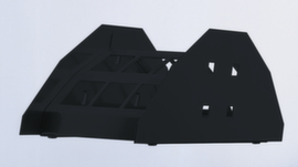 Kappes Support tuyaux RasterPlan®p. plaque perforéelxP 230x125 mm