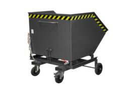 Bauer Benne roulante pour copeaux avec robinet de vidange