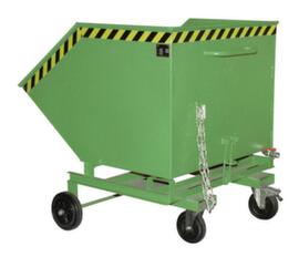 Bauer Benne roulante pour copeaux avec robinet de vidange