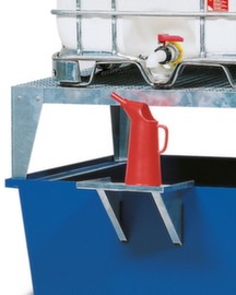 Bac de rétention avec caillebotis