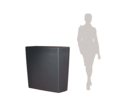 Jardinière degardo® TREVIA comme panneau de séparation