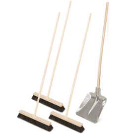 Kit de balais avec pelle en aluminium