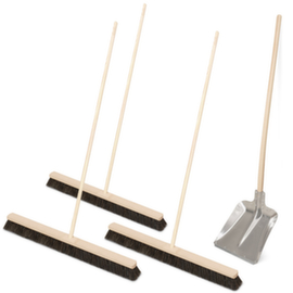 Kit de balais avec pelle en aluminium