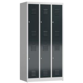 Armoire vestiaire à deux niveaux ClassiX
