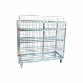 Chariot à ballons avec tablettes