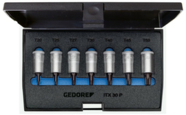 ITX 30 PM Jeu de tournevis 3/8" 7 pièces TX intérieur T20-50