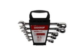 GEDORE R07205005 Jeu de clés mixtes à cliquet SW8-19 mm 5 pièces