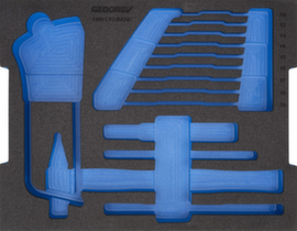 GEDORE EI-1100 CT2-BASIC Module en mousse 2/2 L-BOXX 136 vide