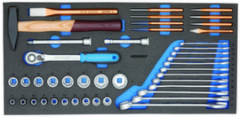 1110 CTB3-01 Assortiment d'outils en module CT 43 pièces