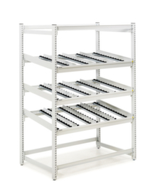 Treston rayonnage Kanban ESD avec rails à galets