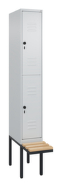 C+P Armoire vestiaire à deux niveaux Classic Plus