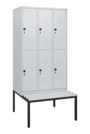 C+P Armoire vestiaire à deux niveaux Classic Plus