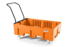 Bac de rétention PE base-line pour 2 fûts de 200 l