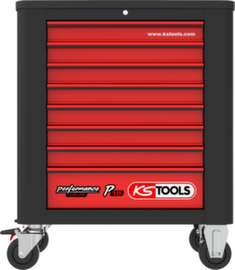 KS Tools Performanceplus workshop trolley set P15 with 338 tools for 6 drawers