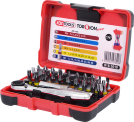 KS Tools 1/4" TORSIONpower bit box