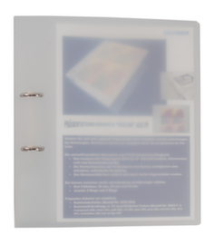 EICHNER Classeur à anneaux de présentation en PP transparent