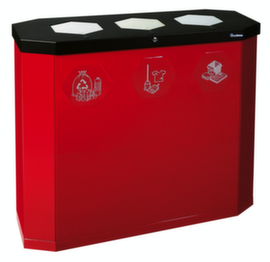 Station de collecte de matières recyclables mobile S