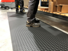 Tapis de sol anti-fatigue difficilement inflammable DUPLEX PRO