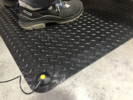 Kit de tapis de sol anti-fatigue ESD DUPLEX PRO en PVC