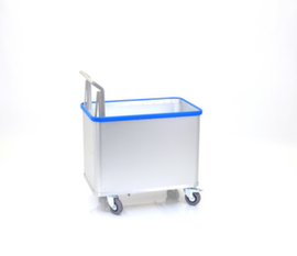 Gmöhling Chariot conteneur aluminium G®-ERGO à tablette sur ressort