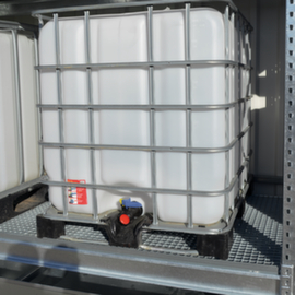 Lacont Fond de grille pour le rayon des produits dangereux, largeur x profondeur 2680 x 1100 mm